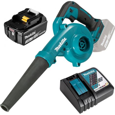 Makita LXT 18v DUB185RJ Garden Leaf Blower Li-Ion + Nozzle + Battery + Charger (1/4)