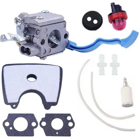 Kit de carburador para desbrozadoras Husqvarna 125B, 125BX y 125BVX de 28 cc reemplaza el carburador original 545081811 C1Q-W37. (1/4)