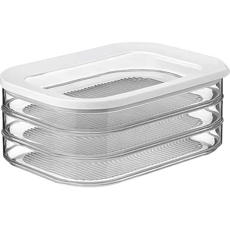 Set of high-quality reusable storage containers with secure lids for home and kitchen (1/5)