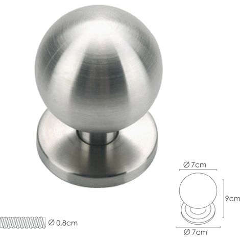 Kugelknauf Farbe Inox Oryx