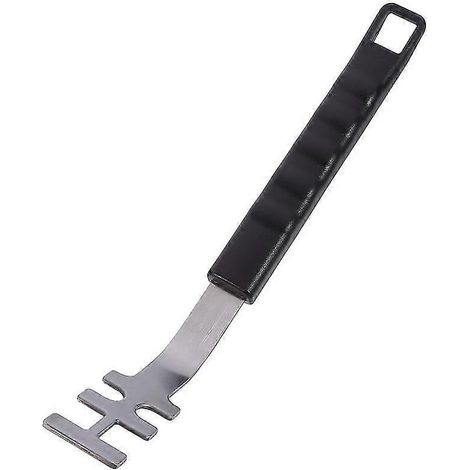 Pince à griller anti-brûlure en acier inoxydable pour four et barbecue, ustensiles de barbecue noirs (1/5)