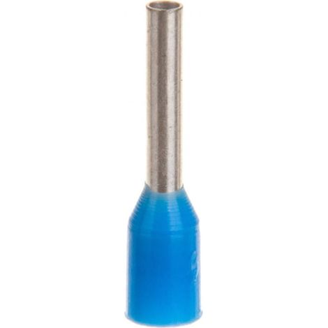 Isolierte Aderendhülse TI 0,75mm²/8mm blau verzinnt TI0,75L8FR /100 Stück/