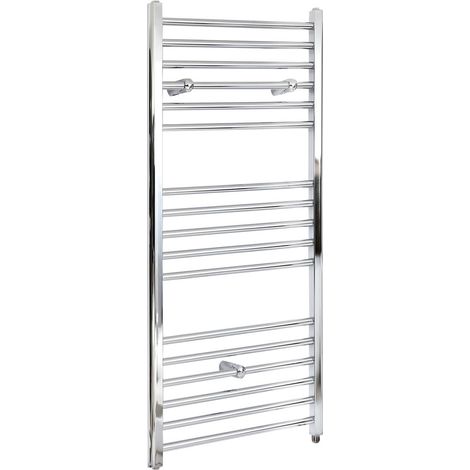 Hudson Reed Kent - Sèche-Serviettes Design Électrique Moderne Plat - Chromé  - 120 cm x 60 cm
