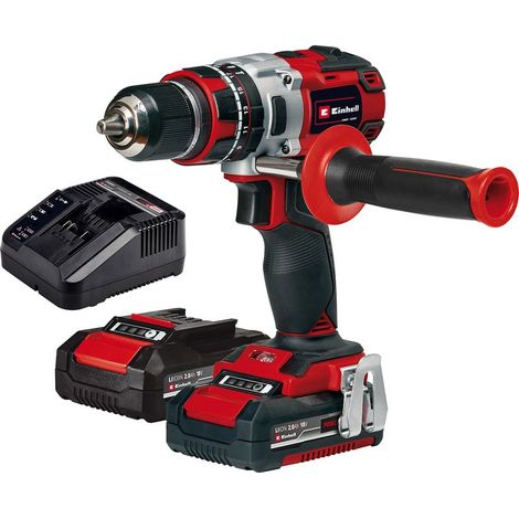 Einhell TE-CD Brushless Cordless Combi Drill PXC 18v Metal Chuck 2x 2ah Battery (1/5)