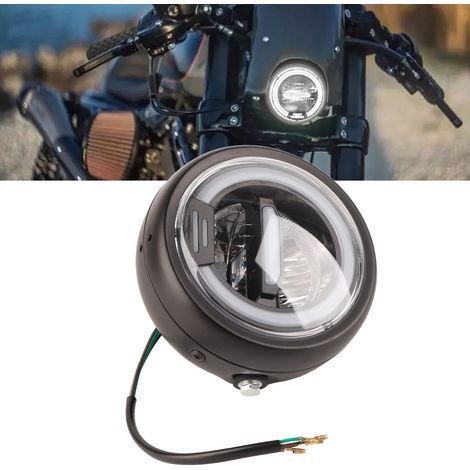Universeller 6,5-Zoll-LED-Motorradscheinwerfer mit LED-Tagfahrlicht (weißes Licht) (1/5)