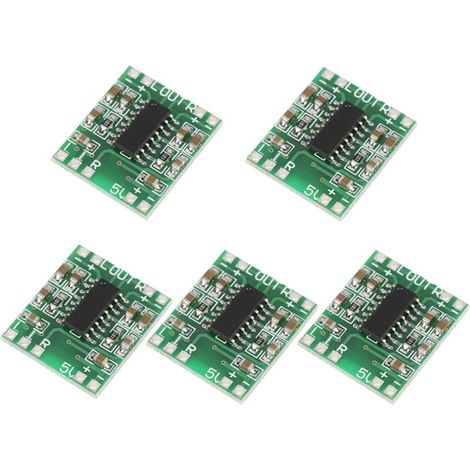 Carte D'Amplificateur Audio Super Petite 3W + 3W Type D PAM8403 2.5V-5.5V, 5 Pièces, Amplificateur de Puissance pour Téléphones. (1/5)
