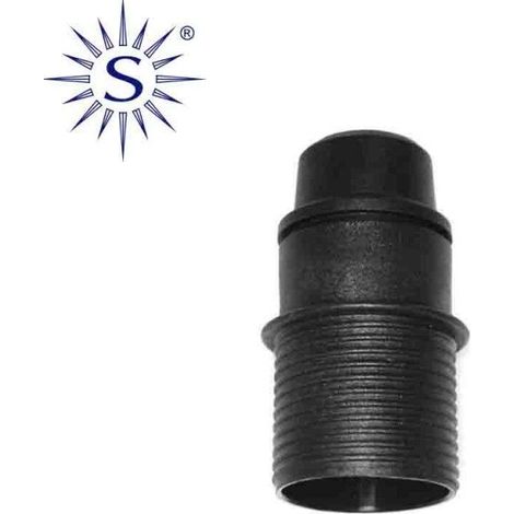 Schraubfassung E14 Halbfederung Schwarz Solera 6584ctn