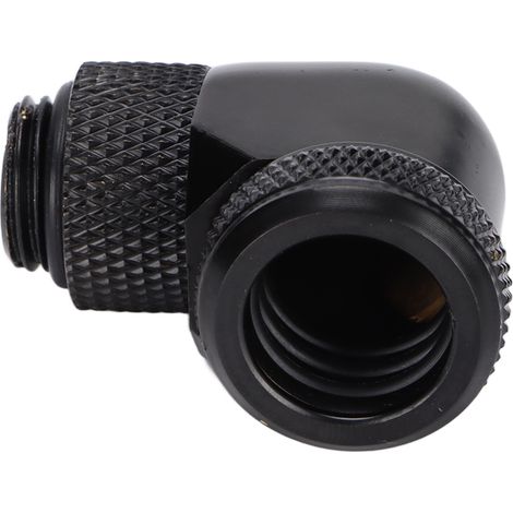 Raccord Tournant 360° pour Refroidissement Liquide PC - Connecteur Anti-Déconnexion Noir pour Tubes Rigides (1/5)