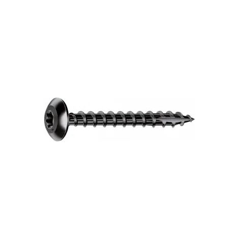 Vis Rocket minivybac penture noire 6x30mm, 32 pièces.