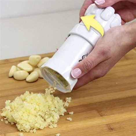 Outil de coupe de l\'ail en quelques secondes, Gadget de cuisine, maître de l\'ail, tête arrondie, accessoires 1 (1/2)