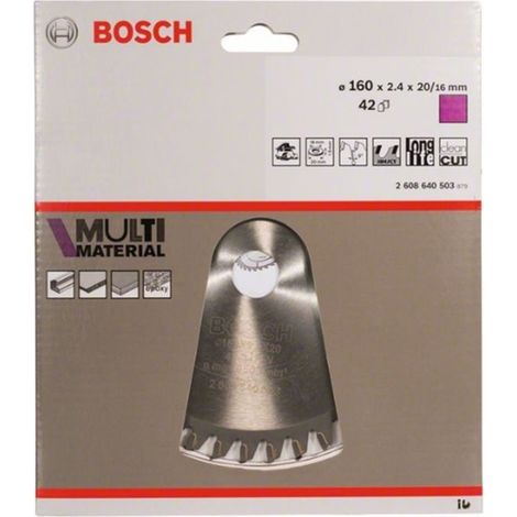 hoja de sierra circular Multimaterial  BOSCH 2608640503