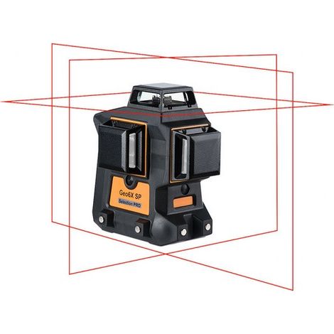 Geo Fennel – Kit laser multiplans 3 x 360° lignes laser – Fonction d'aplomb – Compatible cellule – 534100