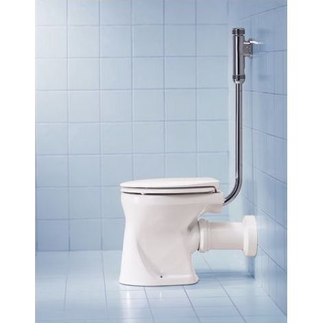 Duravit Stand-WC Duraplus Bambi Flachspüler, Abgang: waagerecht, (1/5)