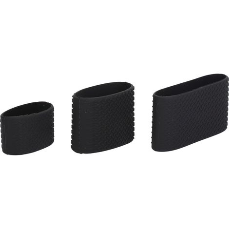 Lot de 3 élastiques pour tondeuse à cheveux, en silicone résistant à la chaleur et antidérapant, adaptés aux salons de coiffure. (1/5)