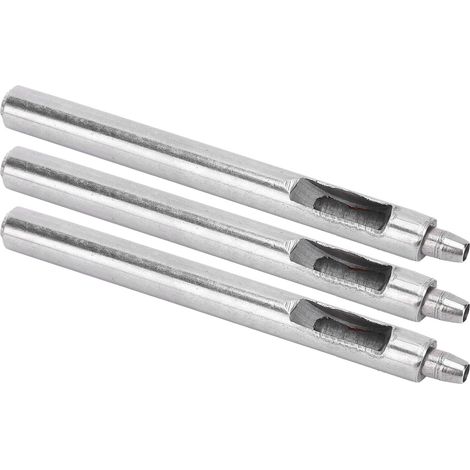 Outil de perforation rond en acier allié (lot de 3) - 4 mm (1/5)