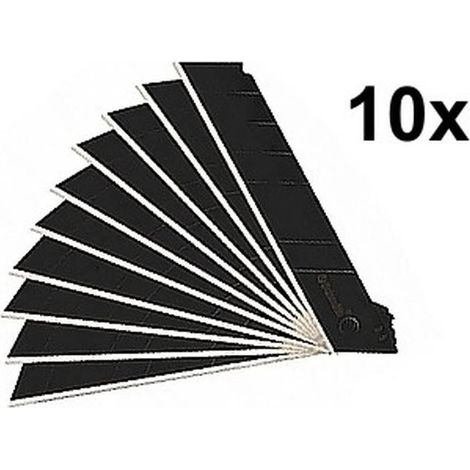 Lames de Rechange 18mm SK-5 - Lot de 10 - Acier SK-5, Précision de Coupe - Qualité supérieure - Beast (1/5)
