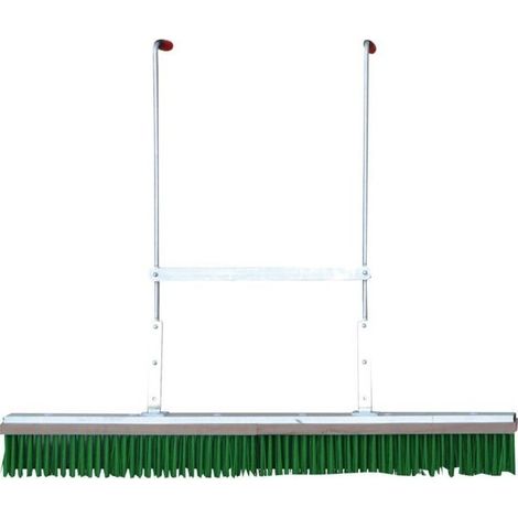 Finish – Balai débulleur aluminium 1,20 m – Poignée ergonomique réglable – Fibres PVC 10 cm – Finition parfaite des chapes