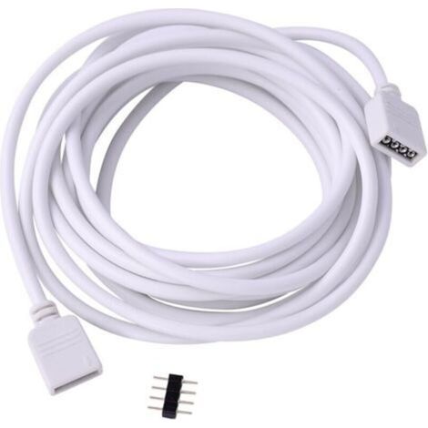 Câble d'extension de barre lumineuse RVB Câble de borne de connexion de barre lumineuse LED (5M)