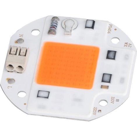 Hochleistungs-LED-Chip-Pflanzenlampe (380–800 nm, COB-Lampenperlen, treiberlos) für DIY-Hydroponik-Anbau, 220 V, 70 W (1/5)