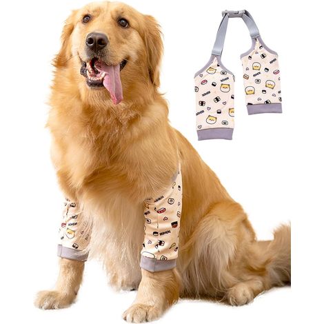 Manga de recuperación para la pata delantera del perro, protector de codo y pata para la protección de la rodilla del perro. (1/5)