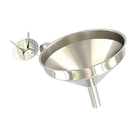 Fackelmann Imbuto in Acciaio Inox con Filtro, Inossidabile, Argento, 14.5 x 12.5 x 12.5 cm (1/3)