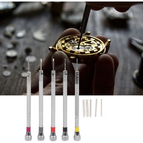 Kit de tournevis, embouts de tournevis, outils de réparation de montres et de lunettes, outils de démontage de téléphones et d'ordinateurs portables (1/5)