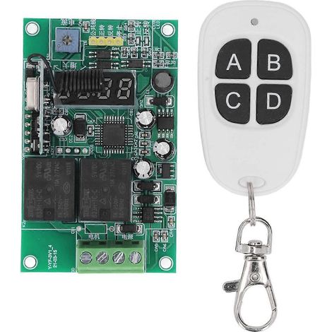 DC-Motor-Funkfernsteuerungsmodul, Einstellen für Rechts- und Linkslauf, Motorsteuerplatine