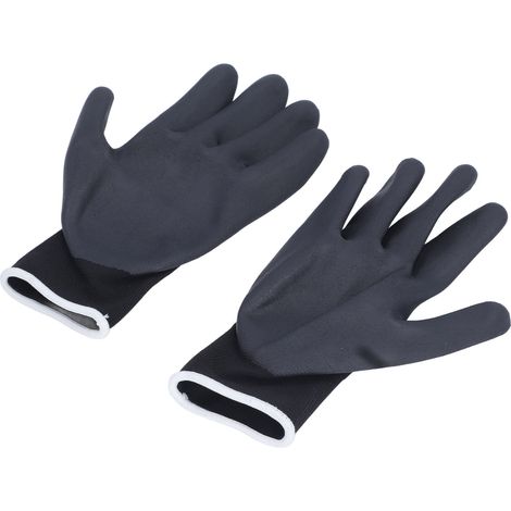 Gants d'électricien isolés haute tension 400 V, résistants à la haute tension, en caoutchouc ignifugé, antidérapants, taille L. (1/5)