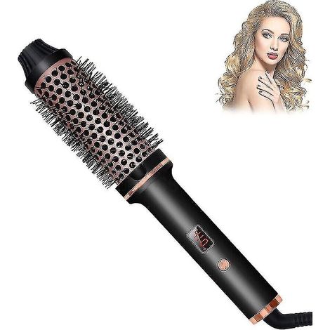 Brosse chauffante Hot Brush 1,5 pouce, brosse à boucler en céramique, brosse volumisante, brosse ronde chauffante (1/5)