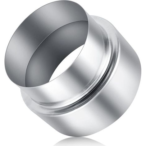 Keyoung Réducteur de tuyau de poêle en acier inoxydable 120 mm vers 100 mm Connexion sécurisée pour cheminées Installation avec ciment haute température (1/5)