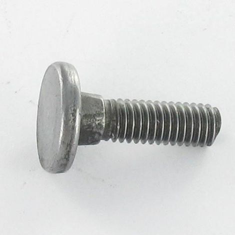 Vis Tête plate Collet carré M8X25 Filetage total Classe 8.8 Acier zingué-1 pièce (1/4)