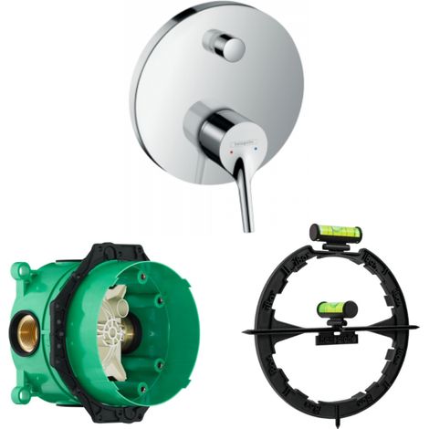 Robinet encastrée bain douche HANSGROHE Talis S + corps encastré + outil de montage