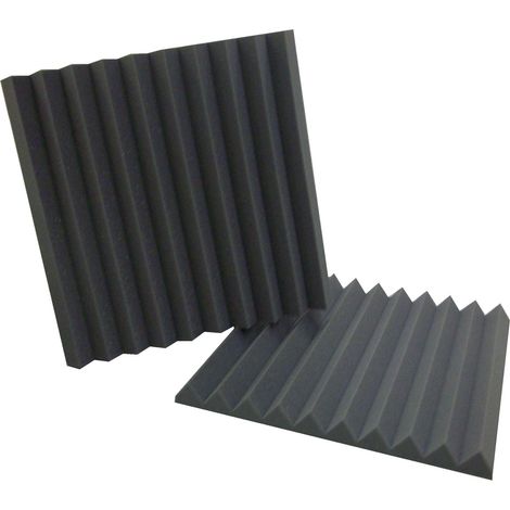 Placche sp 5 cm  B   fonoassorbenti insonorizzanti piramidale per correzione audio in poliuretano isolamento acustico dj (1/2)