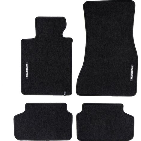 Tapis de Sol de Voiture pour BMW Série 5 G30 G31 2017-2023 Velours Noir 4Pcs (1/5)