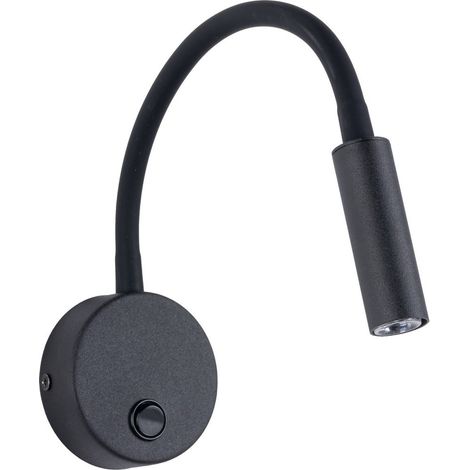 Tk-lighting Lagos lampe murale noire bras articulé (1/5)