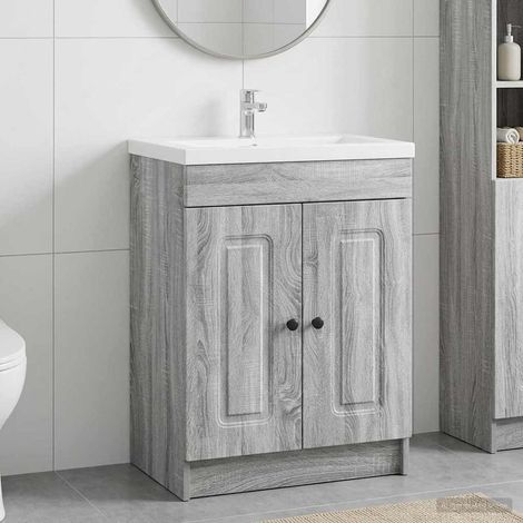 Cabinet debajo del fregadero  gris 78,5 x 37,5 x 81 cm