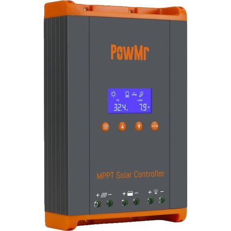Controlador de carga solar, corriente máxima de 60 A, programable por el usuario, MPPT 60A (1/5)