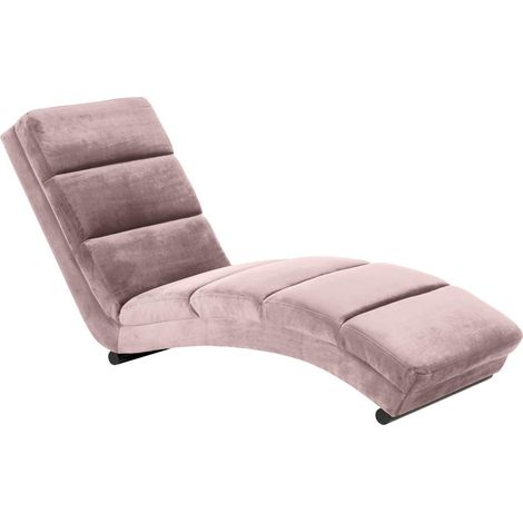 Slinky Chaiselong Velour rosa.