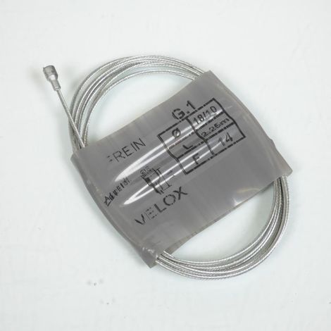 Câble de frein VELOX pour mobylette MBK 50 51 Ø1.8x2.25m Tete (1/3)