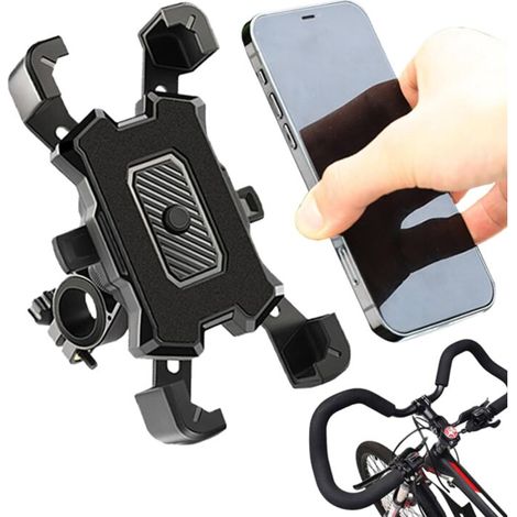 Support de téléphone pour Guidon de vélo,Support de téléphone de vélo de pour Guidon de Rotatif Pince de Peu encombrante pour la Navigation dans Les déplacements (1/5)