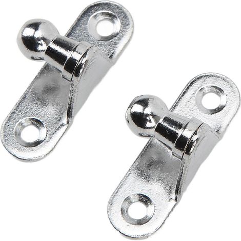 2 supports de vérin à gaz, rotule de 10 mm, métal, universels, compatibles avec le coffre du moteur (1/5)