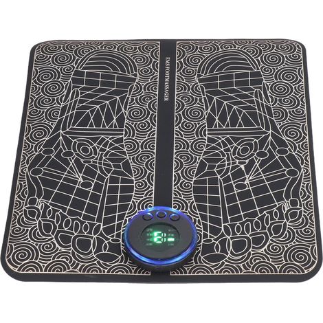 Tapis de Massage Électrique Pliable pour Pieds et Jambes avec Commutateur Manuel - Idéal pour Voyages (1/5)