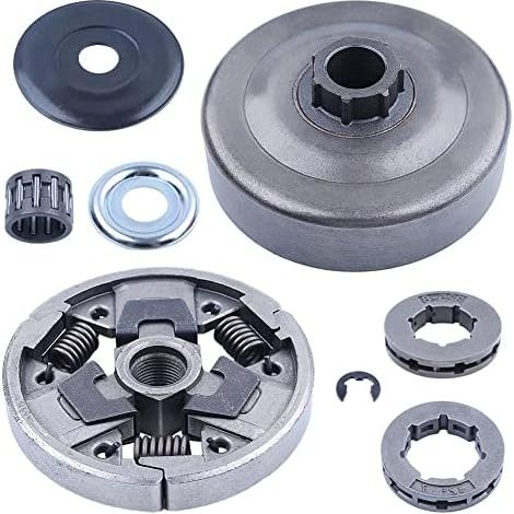 Kit d'embrayage 325 mm – Compatible tronçonneuse Stihl 026, 026 Pro, Ms 260, Ms 260 Pro, Ms 260C – Ensemble complet avec tambour et pignons