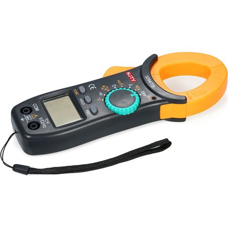 Jeffergarden Pince multimètre numérique 4000 points Multimètre à plage automatique avec test NCV Tension AC/DC Courant AC Portable Affichage LCD portable Mesure de la résistance Capacité Fréquence (1/5)