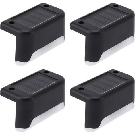 Lampes LED pour marches - Ulisem - Lot de 16 - Énergie solaire - Étanches IP65 - Lumière chaude 3000K (1/5)