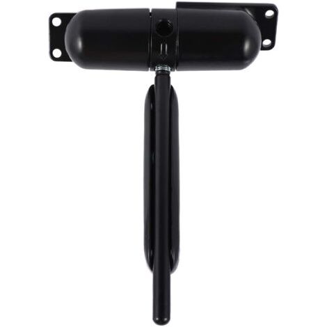 Ferme-porte réglable Herklotzn 20-70kg  Noir en fer automatique  Montage en surface  Pour portes intérieures et extérieures lourdes