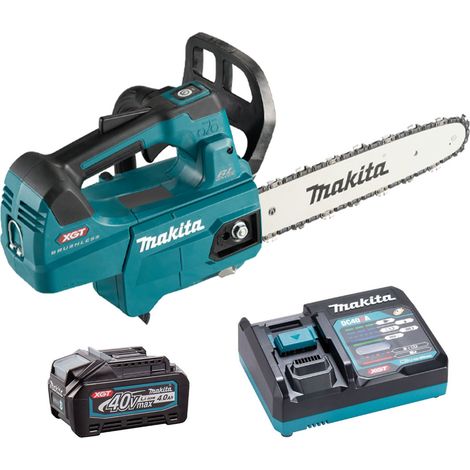 MAKITA UC002GM101 40Vmax XGT Cordless Top Handle Chainsaw - 1x BL4040 and Charger (1/5)