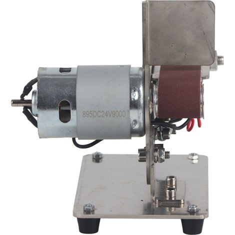 Mini-Bandschleifer, elektrisch verstellbare Schleif- und Poliermaschine, Wechselstrom 110–240 V, für Heimwerker, EU-Stecker, 895 (200 W) (1/5)