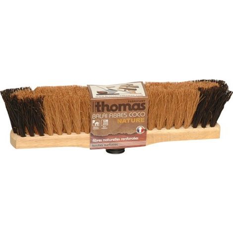 Cepillo Nature Coco Moustache Fibras Naturales Reforzadas - Thomas