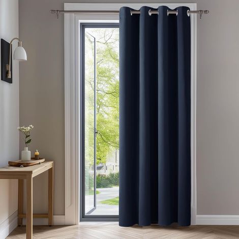 1 Pièce Rideau, Oeillets, Occultant, Thermique, Polyester, 132x214 CM, Chambre (1/5)